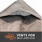 Modern Leisure Garrison Patio & Market Umbrella Cover, 21 in. L x 8 in. W x 73 in. H, Granite 3108 - alternate 4